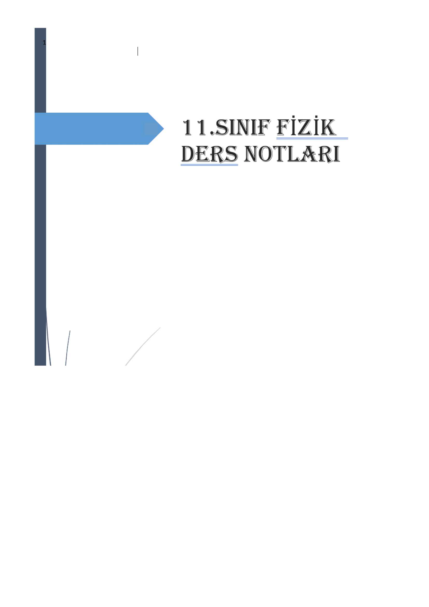Fizik konu notu kapağı 01
