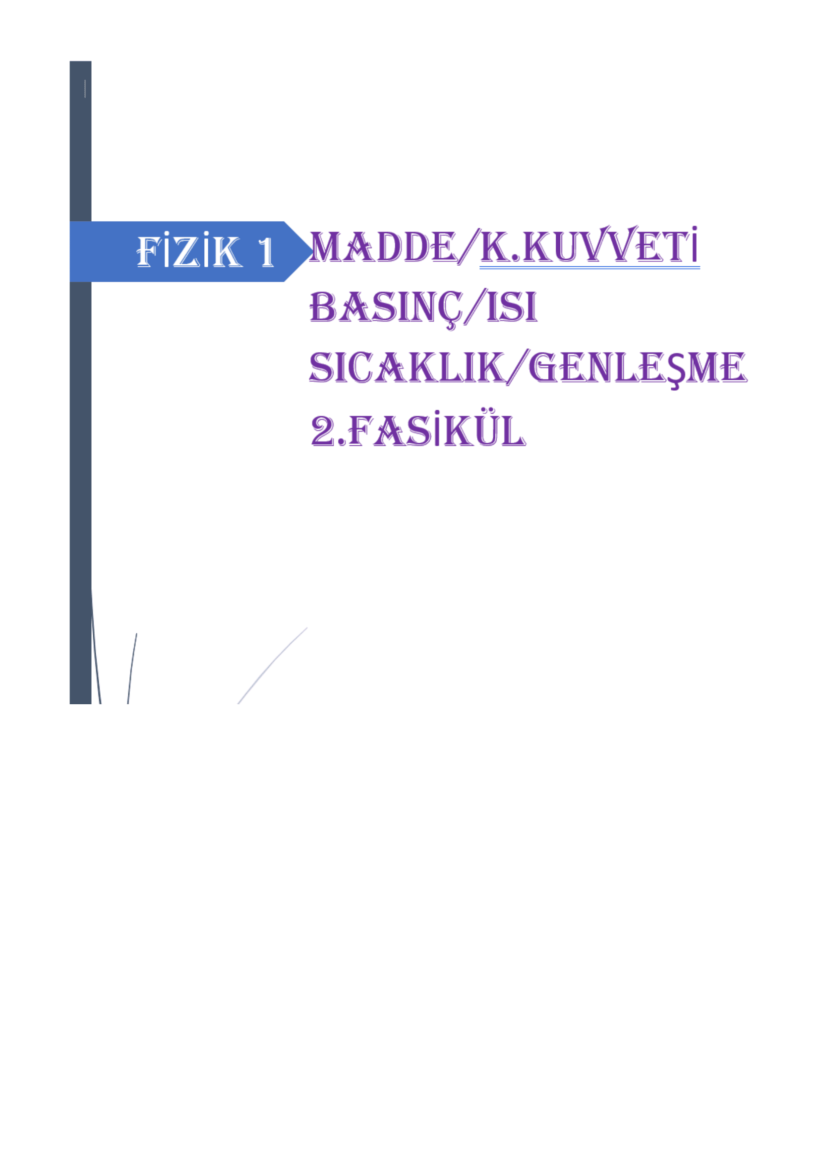 Fizik konu notu kapağı 03